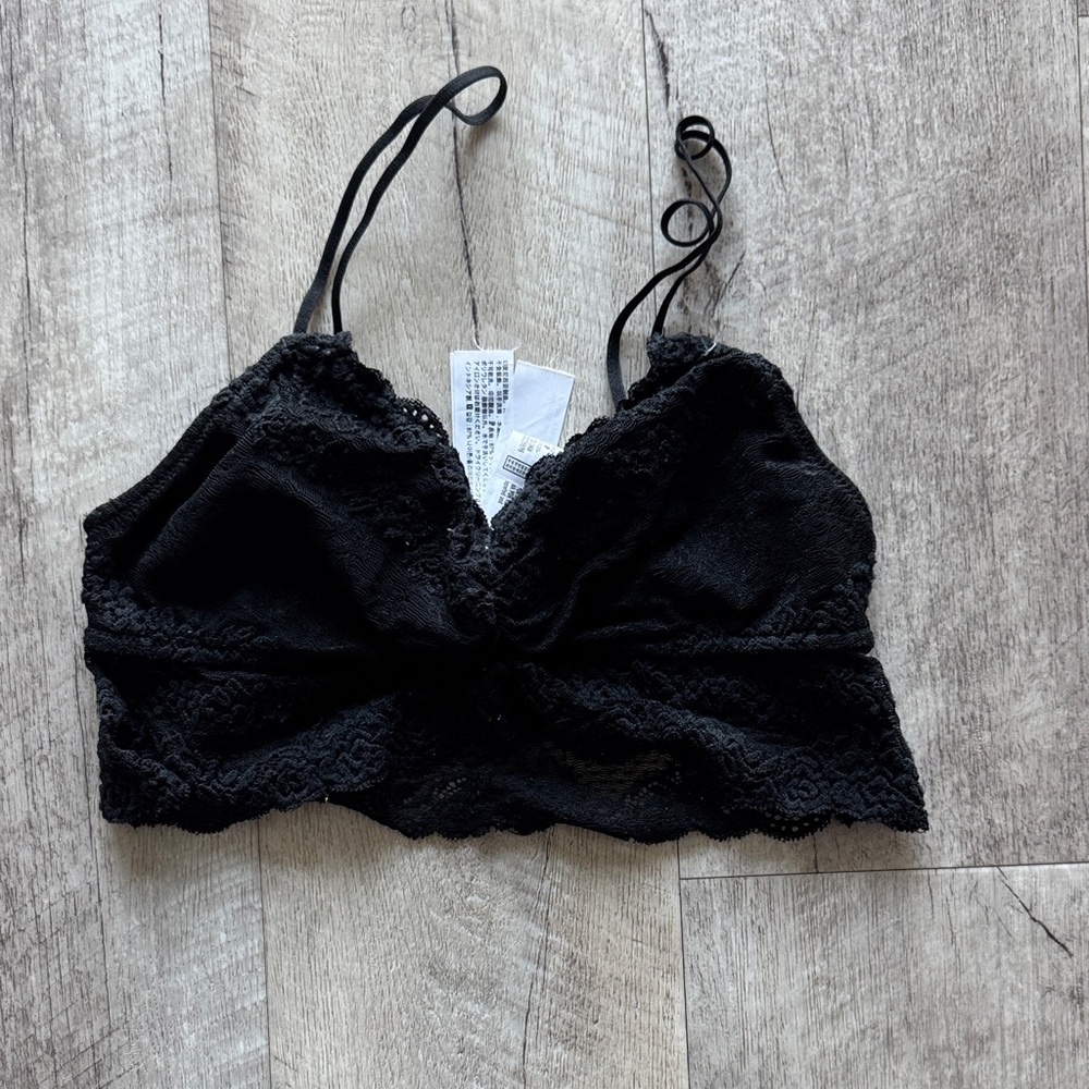 Elegant Black Lace Bralette